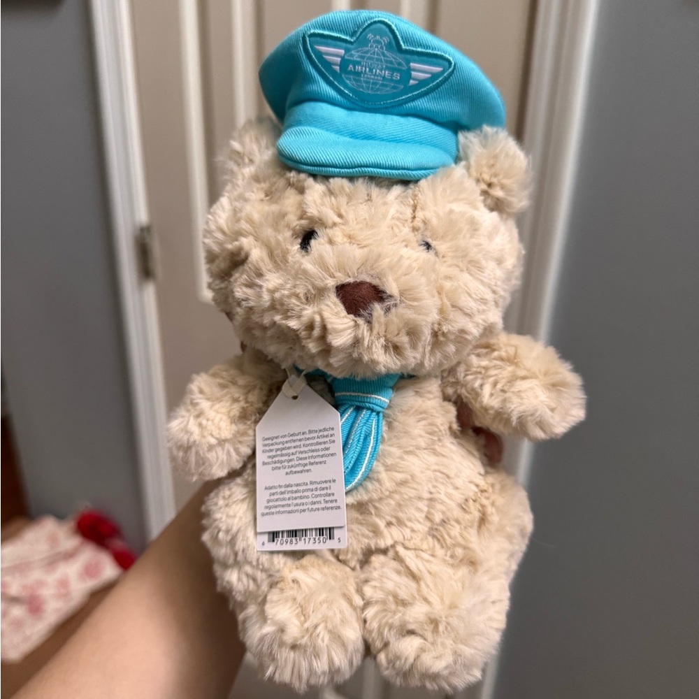 Jellycat Bartholomew Bear Junior Pilot Harrods Exclusive